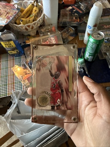 1996-97 NBA Hoops Superfeats Michael Jordan #1 HOF Chicago Bulls 90's Insert SP - Picture 1 of 2