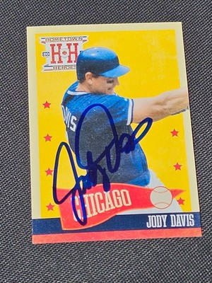 2013 Hometown Heroes ODY DAVIS Cubs In-Person Signed  AUTO