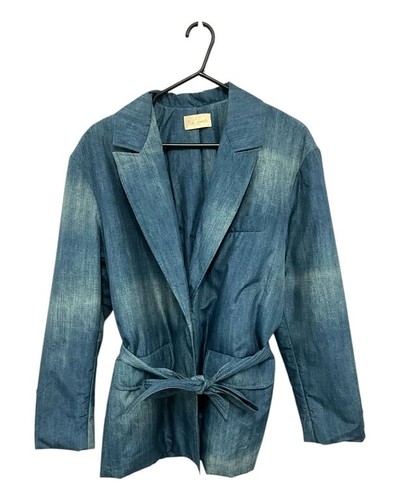 Excellent Condition Mes Demoiselles Women's Blue Puffer Jacket AU XL/XXL