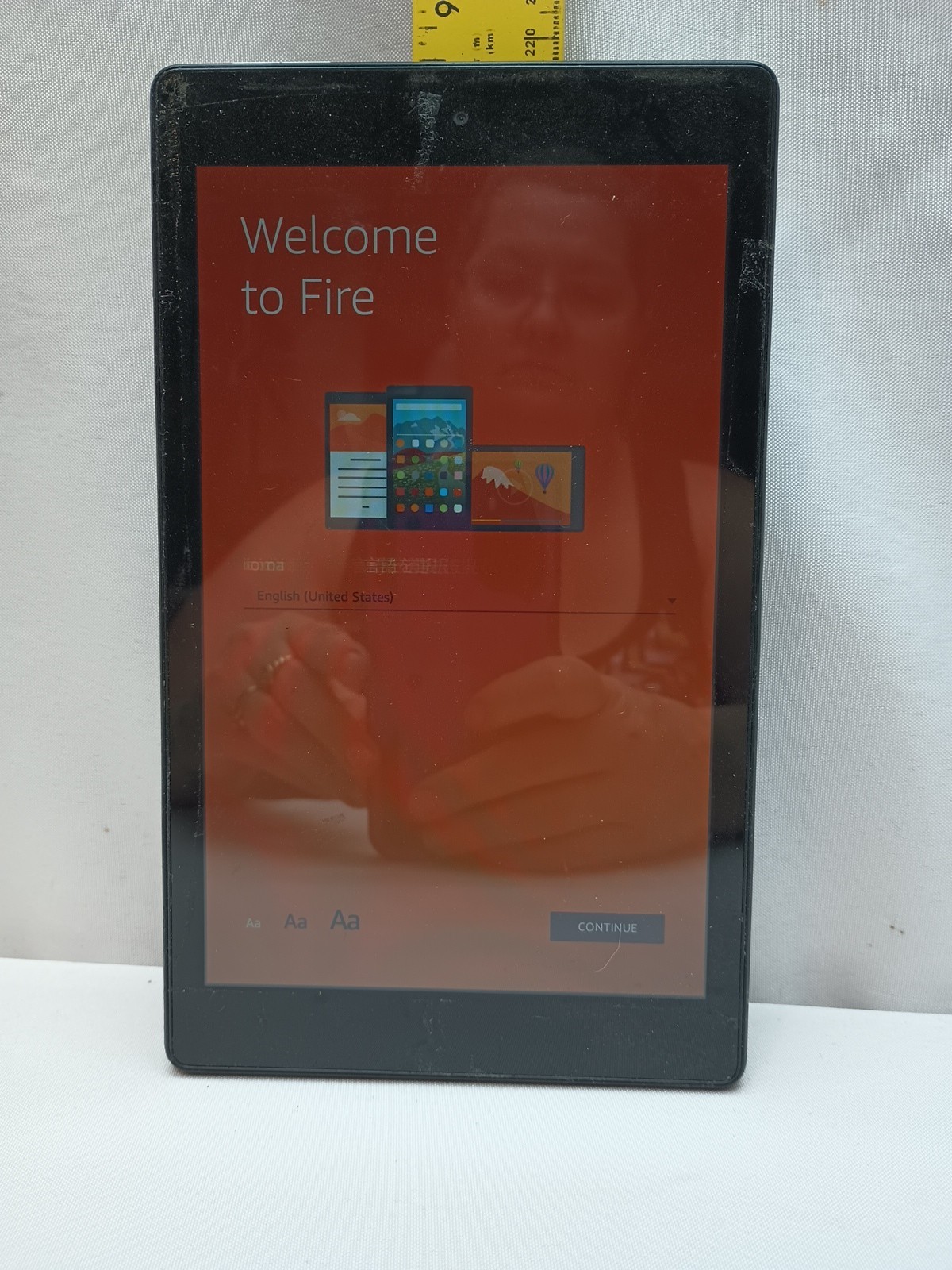 Kindle Fire HD 8 7th Generation - SX034QT Black - Tested Works-image