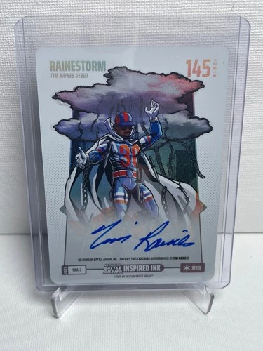 Rainestorm 2026 Bo Jackson Battle Arena Tim Raines Auto HOF Expos Steel 145