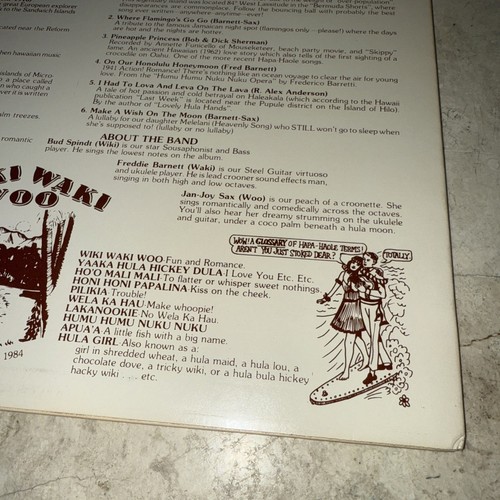 1984 Wiki Waki Woo Serenaders – On Okie Dokie Bay Hawaii LP Vinyl Record Album - Picture 11 of 14