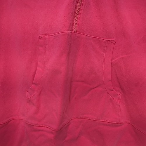 Gap Body Half Zip Women’s Hoodie W Thumb Holes Arm Vents Fuchsia Pink Size Med - Picture 2 of 9