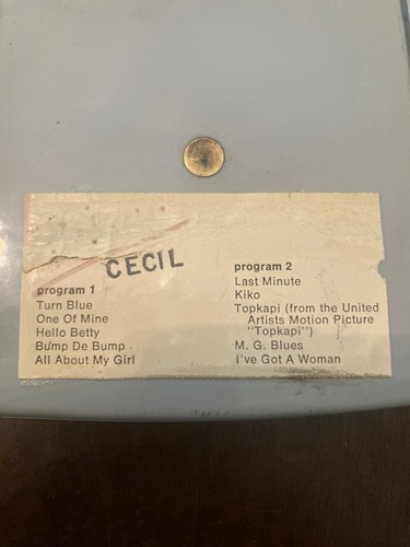 FIDELIPAC 4 TRACK TAPE CARTRIDGE JIMMY McGRIFF "GREATEST ORGAN HITS" JAZZ - Picture 3 of 3