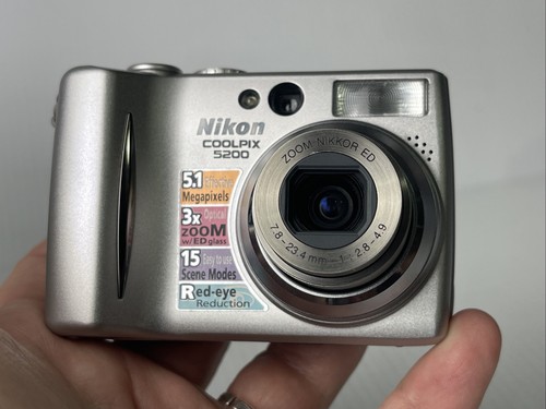 Nikon Coolpix 5200 5.1MP Compact Digital Camera CCD Rare Find NEAR MINT Boxed - Picture 24 of 24