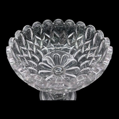 Bakewell & Pears vetro selce modello Victoria 8 1/4" composta aperta c. 1860 - Foto 5 di 8
