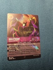 Lorcana Maleficent - Mistress of All Evil - 209/204 - Enchanted - Holofoil NM