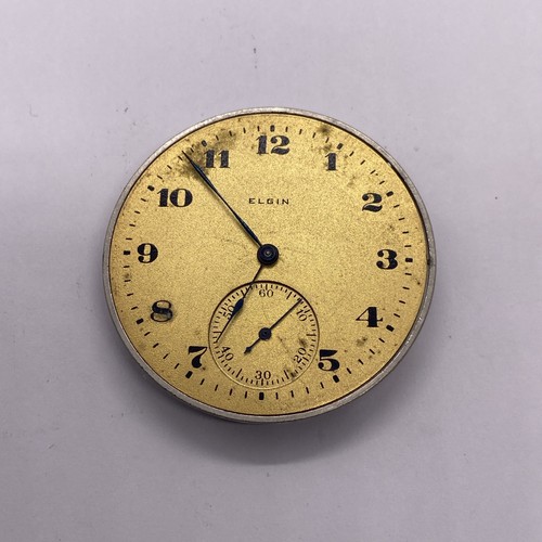 Elgin Watch Company 12s 15J antikes Taschenuhrwerk läuft 750 - Bild 6 von 6