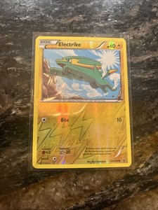 REVERSE HOLO Electrike 24/108 VLP - XY Roaring Skies Pokemon Card Akira Komayama