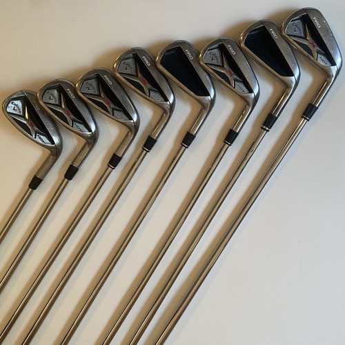 Callaway X Hot Pro Iron Set 4-9, AW & PW Right Hand Golf Club Set Of 8 READ DESC