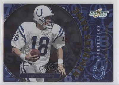 2001 Score Numbers Game 385/4413 Peyton Manning #NG-4 HOF 2d9