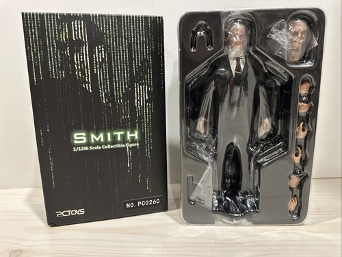 New PCTOYS PC026 1/12 The Matrix Agent Smith Hugo Weaving 6" Male Action Figure