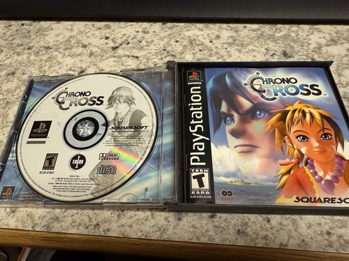 **Chrono Cross** PS1 Black Label CIB W/2 Disks & Reg Card - Picture 2 of 12