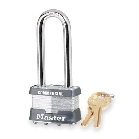 Master Lock 81Kalj Padlock, Keyed Alike, Long Shackle, Rectangular Steel Body, - Picture 1 of 2