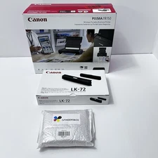 NEW Canon PIXMA TR150 Wireless Portable Printer Bundle LK-72 Battery Ink Tech