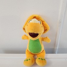 Fisher-Price Barney s World Plush 8" Orange Billy Dinosaur Stuffed Animal