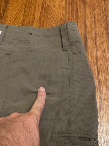 Kuhl Silencr Pants Men 34x30 Brown Lightweight Ripstop Hiking Outdoor Beige - Bild 10 von 11