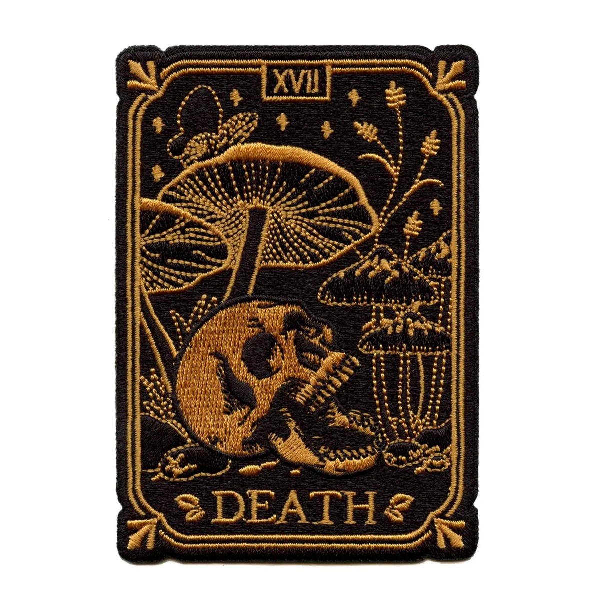 Death Seventeen Tarot Card Patch Spiritual Readings Psychic
