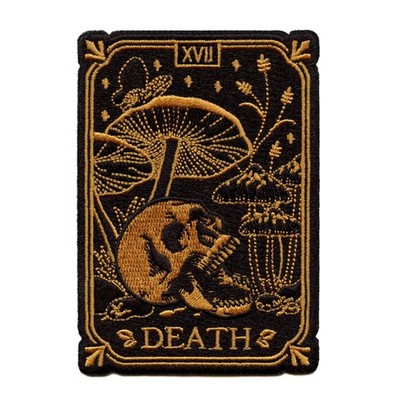 Death Seventeen Tarot Card Patch Spiritual Readings Psychic