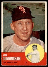 1963 Topps Joe Cunningham Chicago White Sox #100 VG/EX
