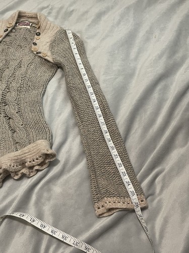 Anthropology Rosie Neira Pullover mit Zopfmuster XS - Bild 9 von 9