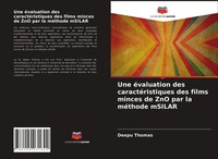 Une éValuation Des CaractéRistiques Des Films Minces De Zno Par La MéThode...