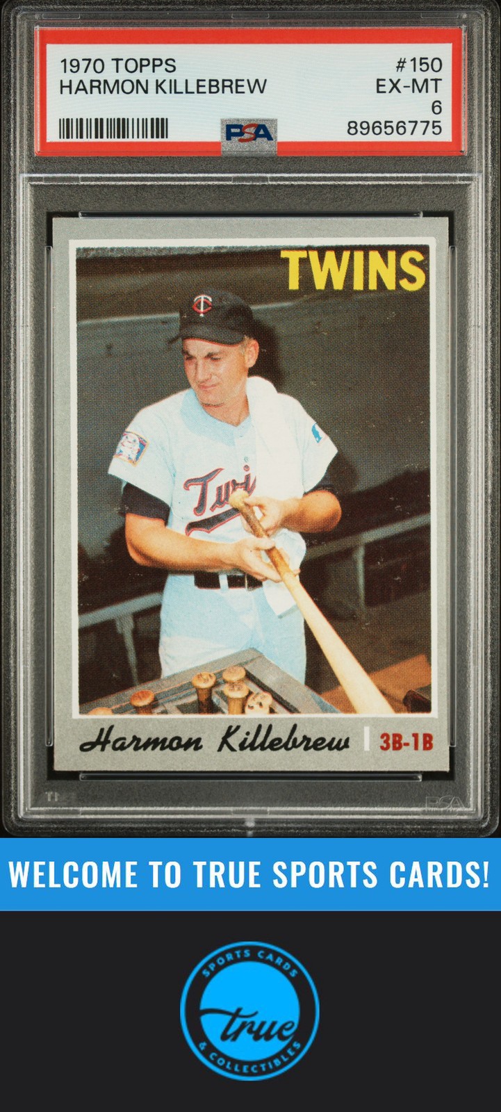 1970 Topps #150 Harmon Killebrew PSA 6