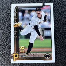 Paul Skenes- 2025 Topps Series 1 #98 Gold Cup All Star