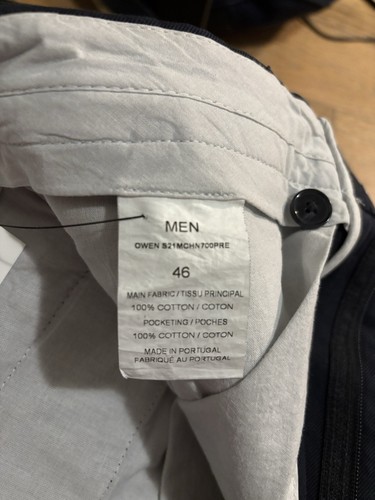 NWT Officine Generale Navy Men’s Owen Pants 46 (US 30) - Bild 6 von 6