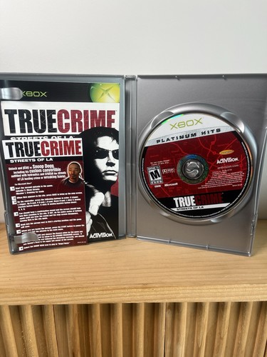 True Crime Streets of LA Platinum Hits - Microsoft Xbox - Cib Complete In Box - Picture 4 of 7