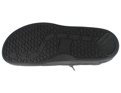 FINN COMFORT Falkland Herren Halbschuhe dunkelgrau Nubukleder - Bild 7 von 7