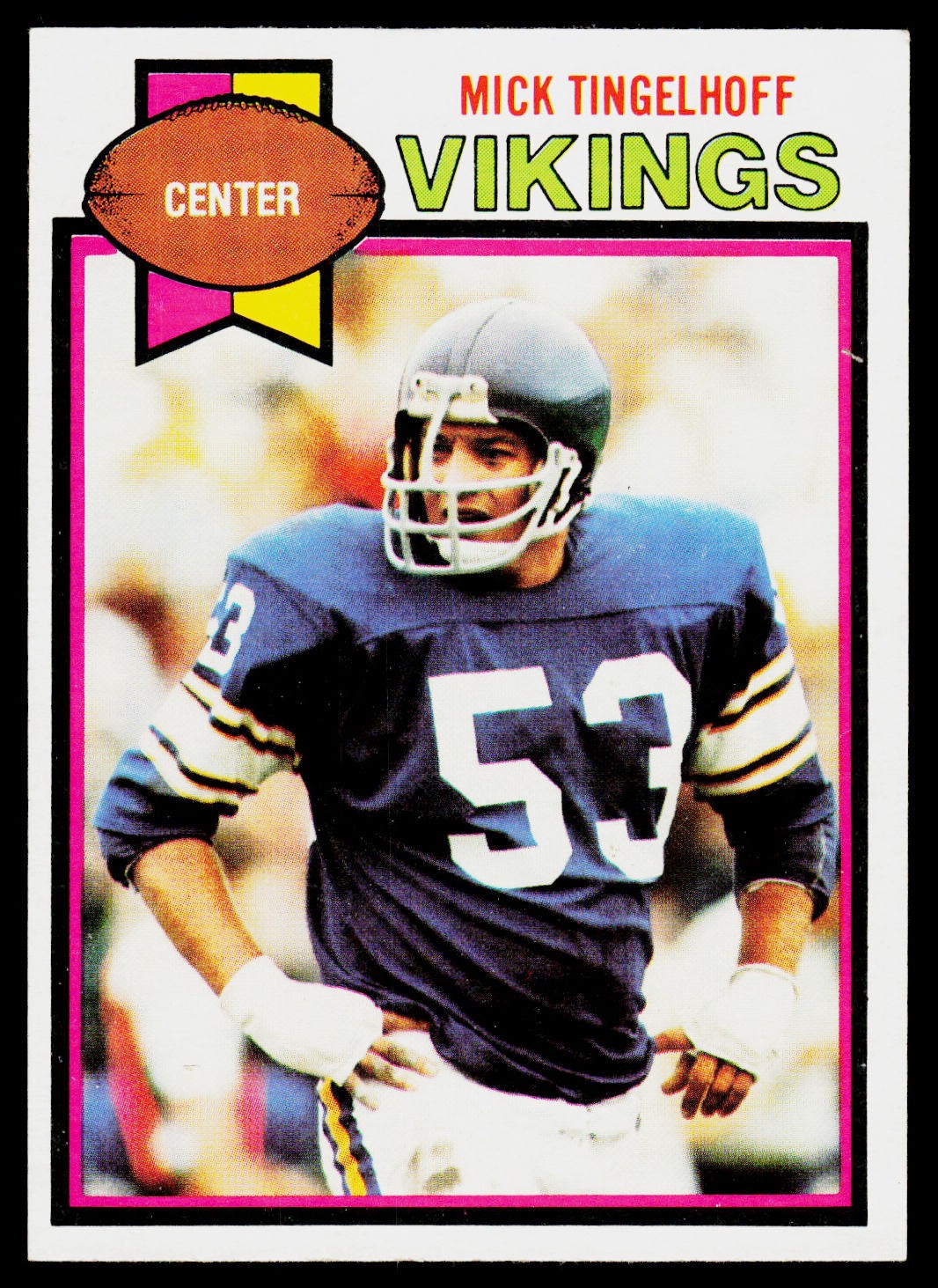 Mick Tingelhoff, 1979 Topps, #163, Minnesota Vikings,