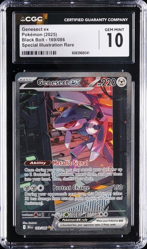 Genesect ex graded CGC 10 for sale on eBay