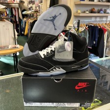 Size 10.5 - Brand New Air Jordan 5 Retro OG Black Metallic Reimagined