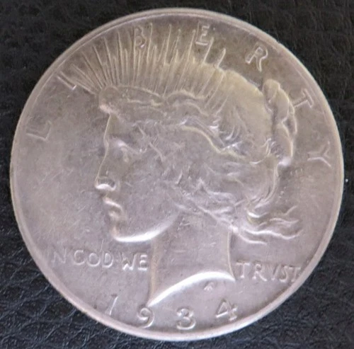 1934-S Peace Silver Dollar 90%