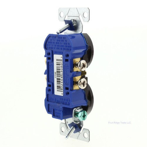 Eaton Brown Residential Duplex Outlet Receptacle Nema 5-15 15A 125V Bulk 270B - Bild 4 von 5