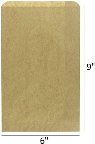Flat Plain Paper Bags for candy, cookies, merchandise, and more. - Picture 16 of 22