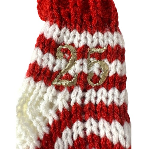 Christmas Advent Knit Stocking Garland String Mini Stockings Countdown Holiday - Picture 4 of 9