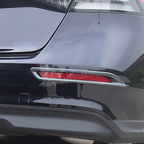 For Honda Accord 2023-2024 Rear Fog Light Frame Panel Cover Carbon Fiber 2PCS - Picture 4 of 5