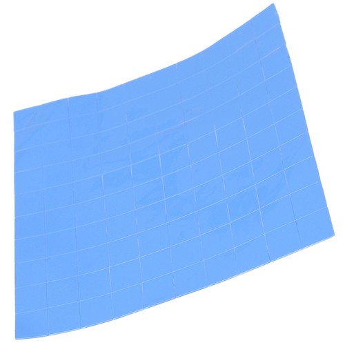 100Pcs 10*10*0.5mm Thermal Pad GPU CPU Heatsink Cooling Conductive Silicone Pad - Afbeelding 6 van 10