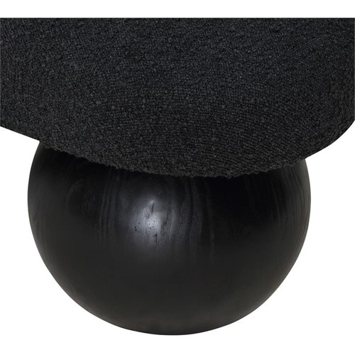 Meridian Furniture Bowies Black Bench - Picture 5 of 8