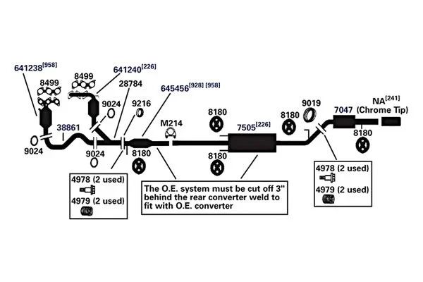 For Toyota Highlander 04-13 Exhaust Muffler and Pipe Assembly AP Exhaust Front Foto 4 de 4