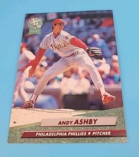 1992 Fleer Andy Ashby #541 Rookie Philadelphia Phillies Baseball Card. rookie card picture