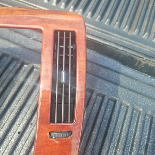 2007-2011 Cadillac STS Woodgrain Center Dash Navigation Vent Trim Bezel radio - Picture 17 of 17