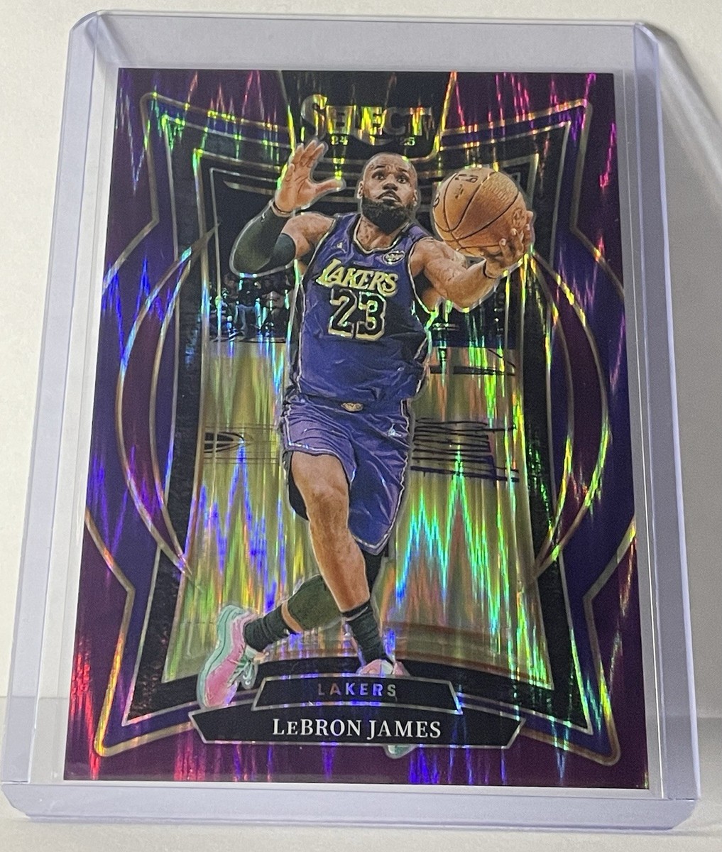 2024-25 Panini Select - Concourse LeBron James #54 Purple Flash
