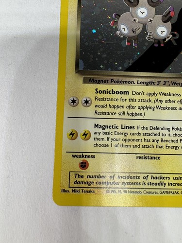 Dark Magneton Holo Rare  11/82 - Picture 5 of 17