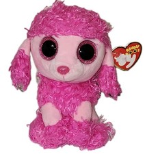 ST* Ty Beanie Boos - PATSY the Pink Poodle Dog (6 Inch) MWMTs Stuffed Animal Toy