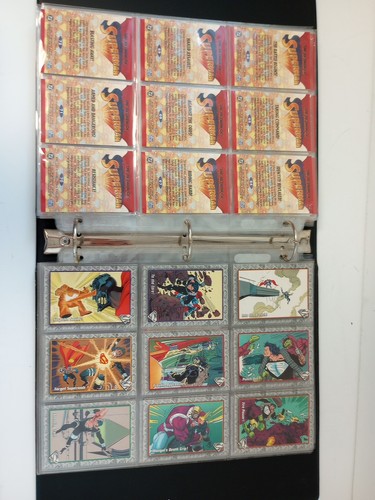 The RETURN OF SUPERMAN 1993 Skybox Complete Base Trading Card Set DC W/Binder - Picture 11 of 21