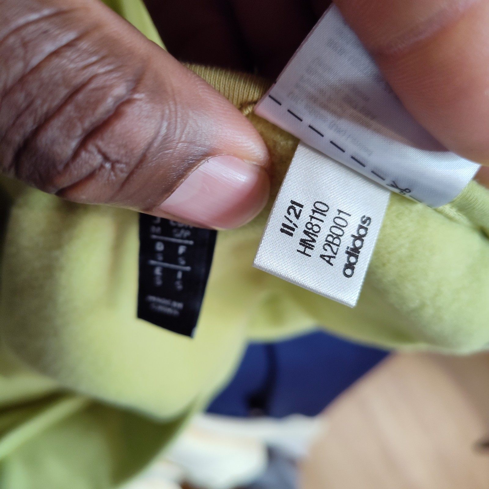 ADIDAS X FEAR OF GOD Oversized Innersect Crew SWEATSHIRT Men's Sz S Autumn Green thumbnail 7