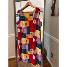 John Robert’s Vintage Sheath Dress Size 12 Yellow